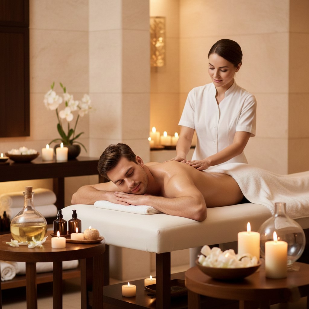 جلسة استرخاء لتخفيف التوتر وتنشيط الدورة الدموية.